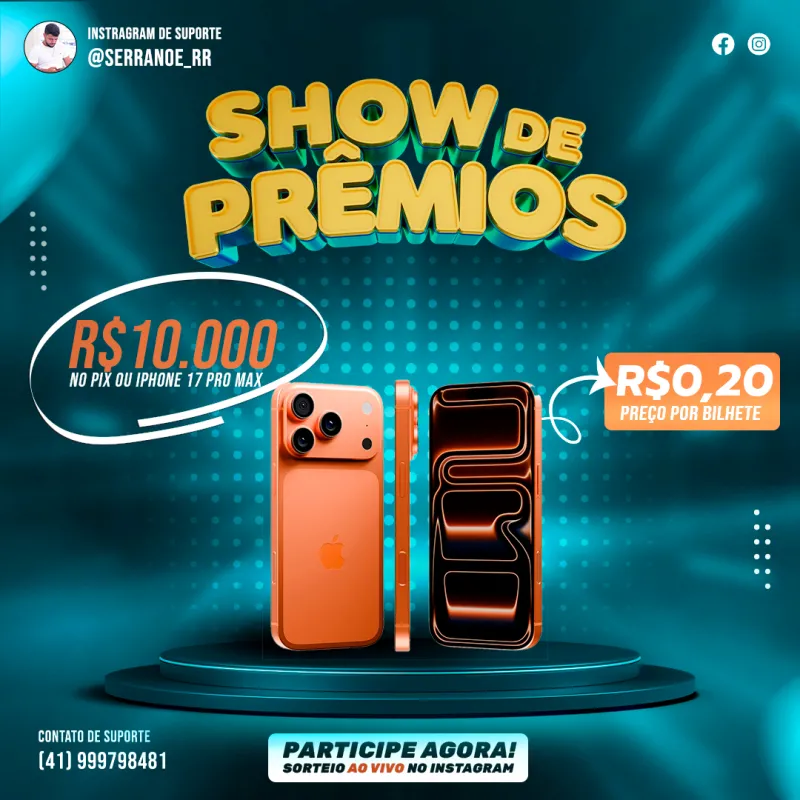 Imagem da campanha Rifa solidária 2026