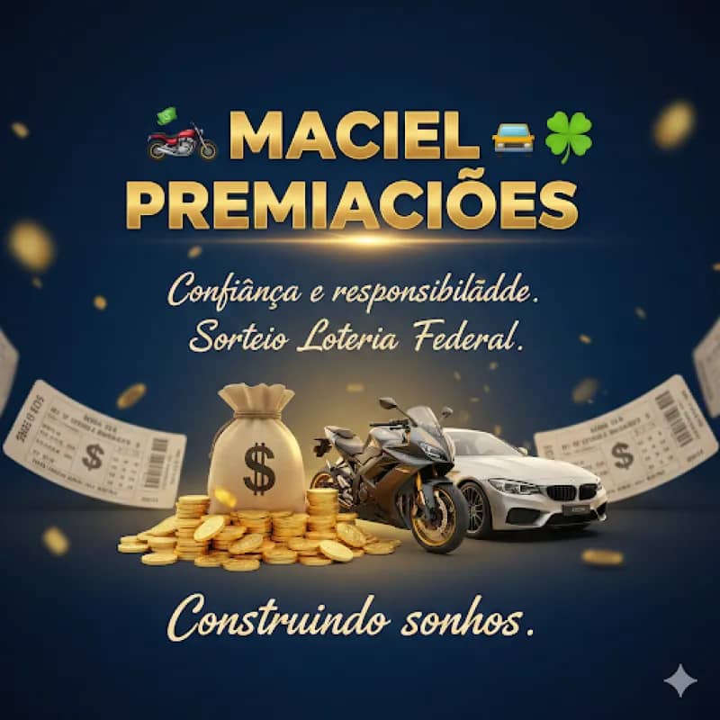 Imagem da campanha Maciel Premiações 💸🍀