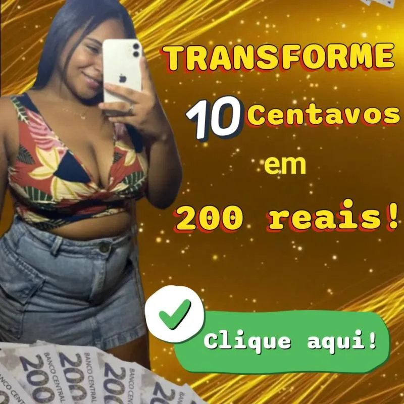 Imagem da campanha Transforme 10 centavos em R$200