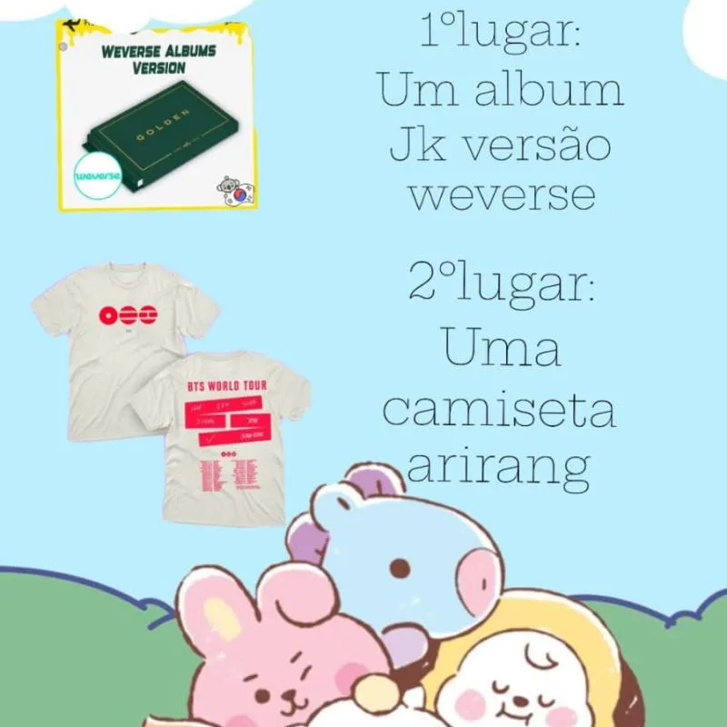 Imagem da campanha Rifa army realizando sonhos💜