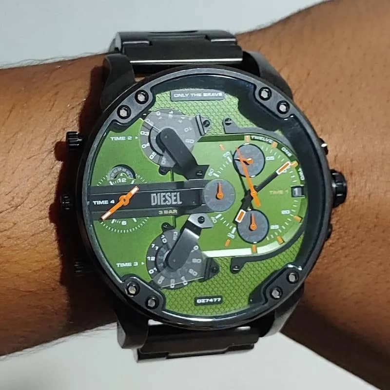 Imagem da campanha Relógio Diesel Mr Daddy Dz7477 Preto c/Verde