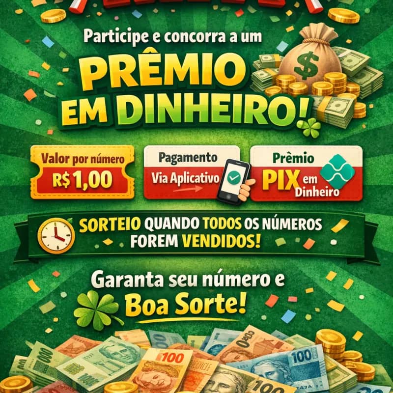 Imagem da campanha RIFA DE 500 NO PIX