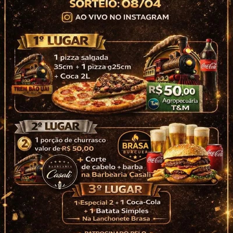 Imagem da campanha Rifa do independente fc