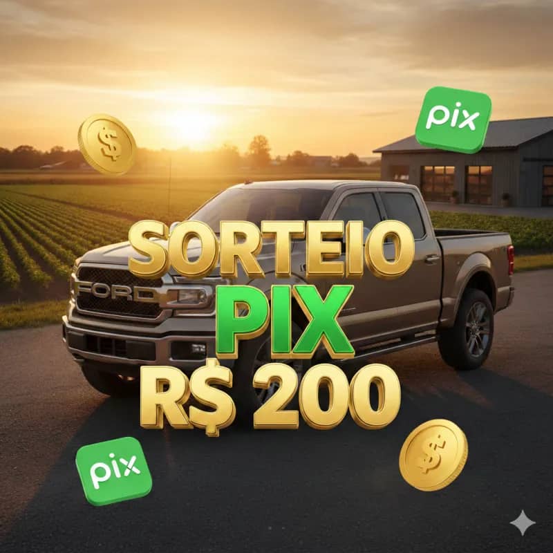 Imagem da campanha Pix premiado 200🤑 Ação Relâmpago