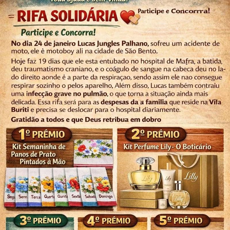 Imagem da campanha Ação entre amigos- Lucas