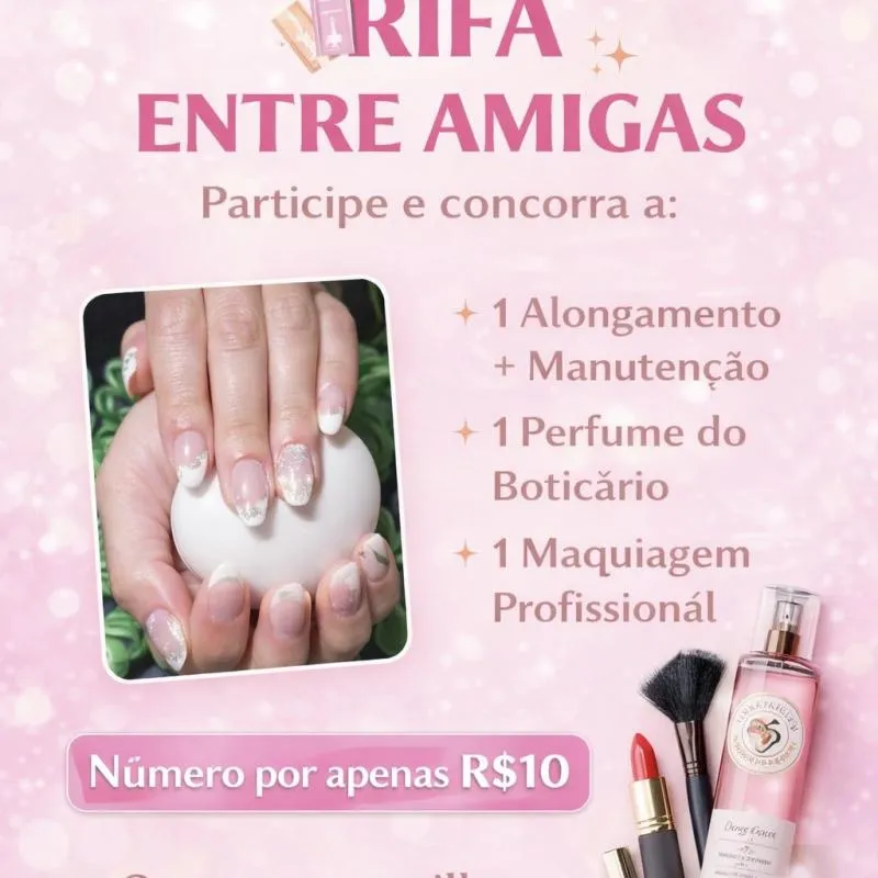 Imagem da campanha Rifa das amigas