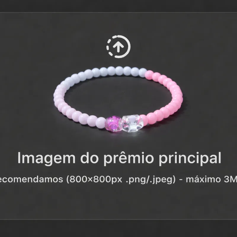 Imagem da campanha O SORTEIO DE UMA PULSEIRA DE MIÇANGA DE CRIANÇA