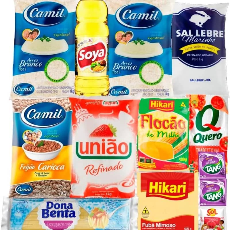 Imagem da campanha Rifa- se uma cesta básica completa.