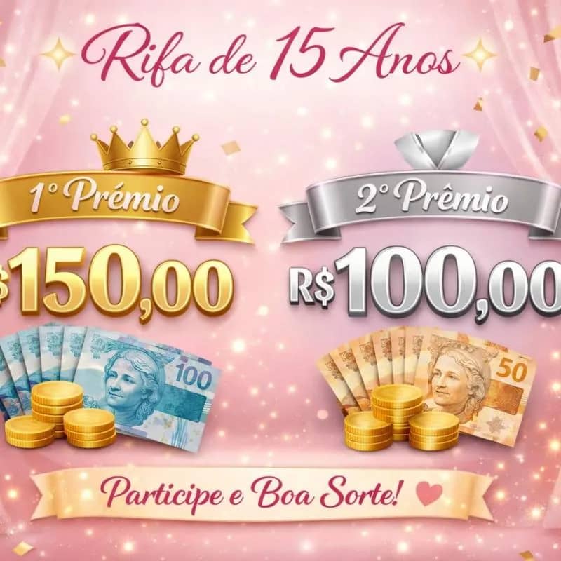 Imagem da campanha ✨ Rifa de 15 Anos ✨