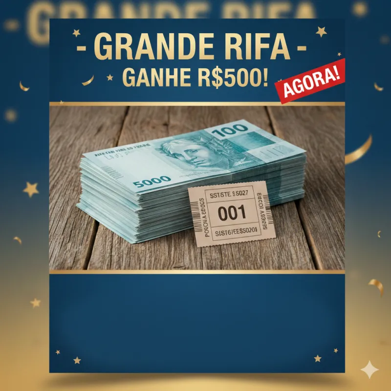 Imagem da campanha 500$ no pix