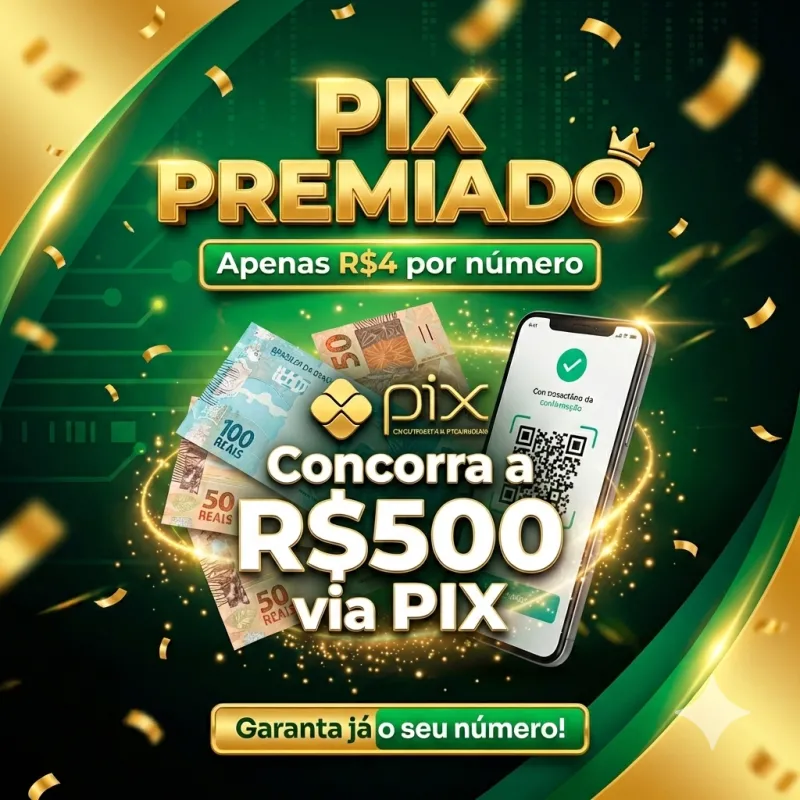 Imagem da campanha Pix Premiado