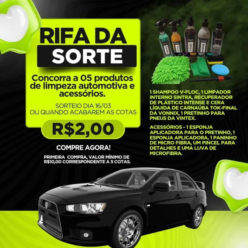 Imagem da campanha Kit de limpeza automotiva