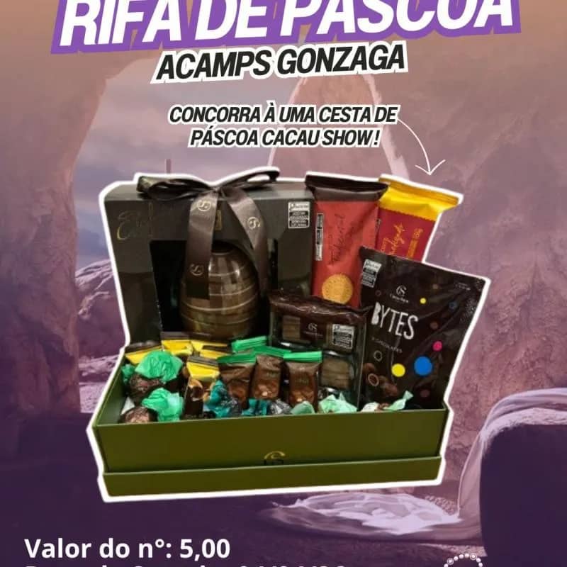 Imagem da campanha RIFA DE PÁSCOA - AcampsGonzaga