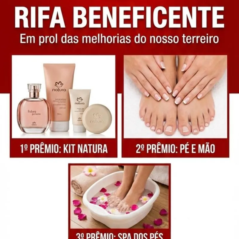 Imagem da campanha Rifa Beneficente