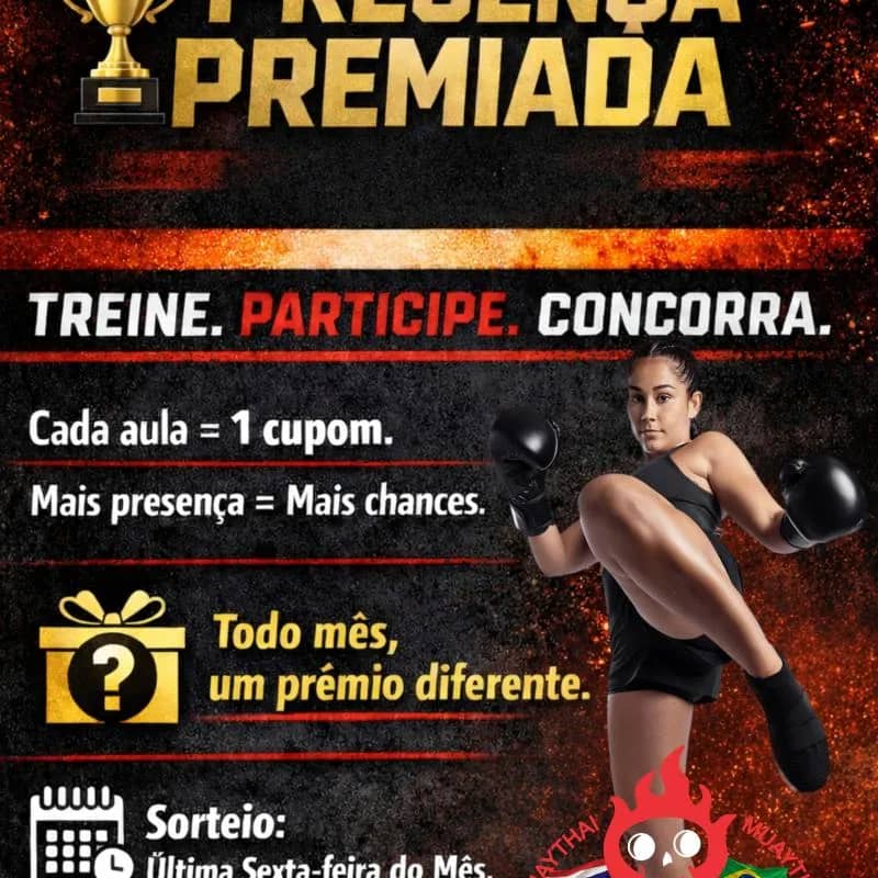 Imagem da campanha PRESENÇA PREMIADA