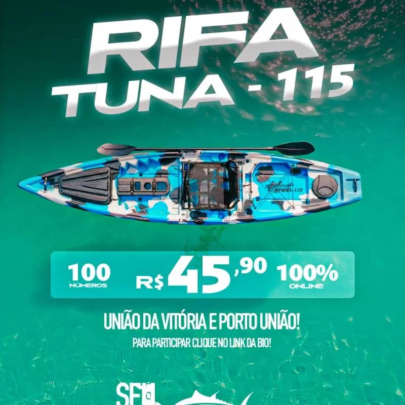 Imagem da campanha RIFA DE CAIAQUE TUNA 115