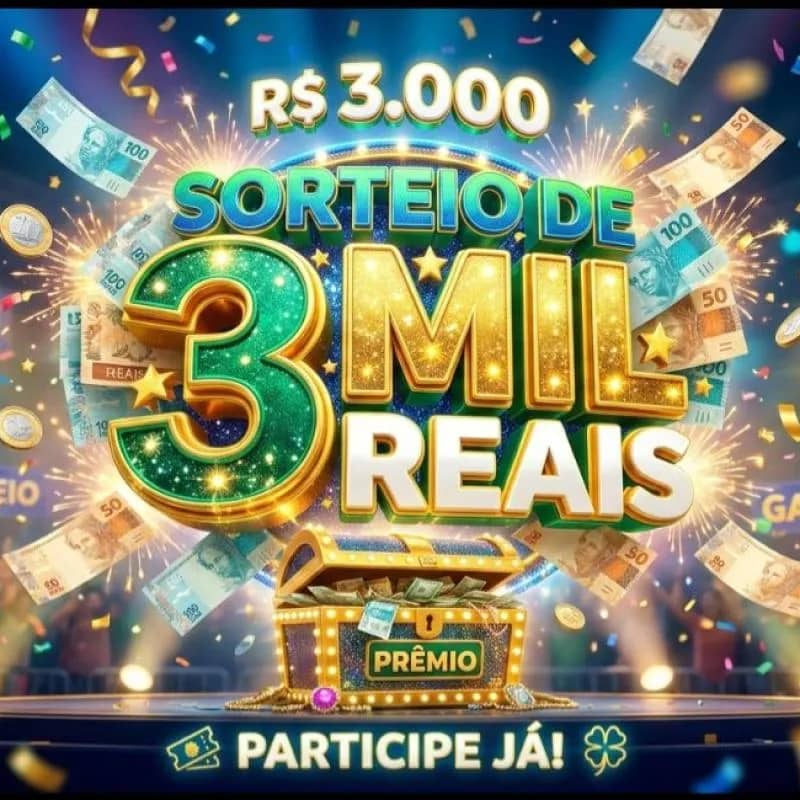 Imagem da campanha Prêmio de 3 mil reais