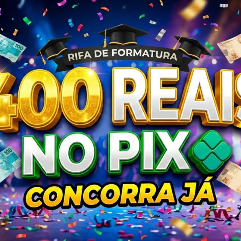 Imagem da campanha 🎓 Rifa de Formatura: Concorra a R$ 400 no PIX!