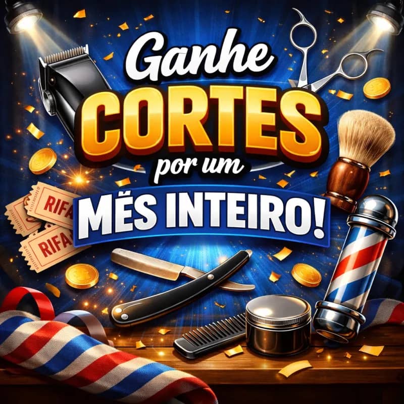 Imagem da campanha Ganhe Cortes por um Mês Inteiro!