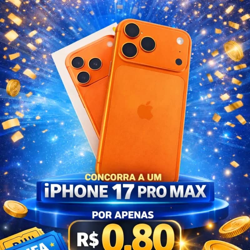 Imagem da campanha iPhone 17 pro Max