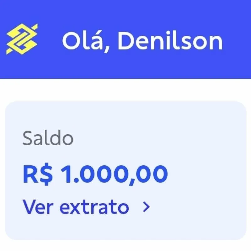 Imagem da campanha R$1.000,00 no PIx