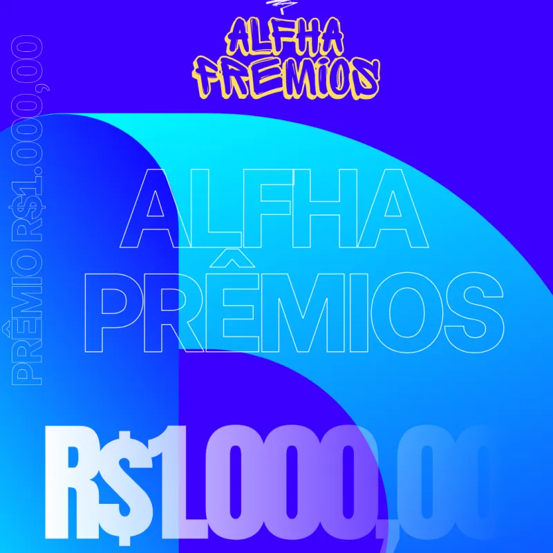 Imagem da campanha R$1.000,00 NO PIX
