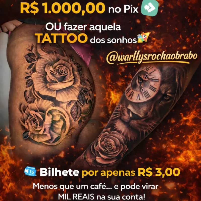 Imagem da campanha Tatoo premiada