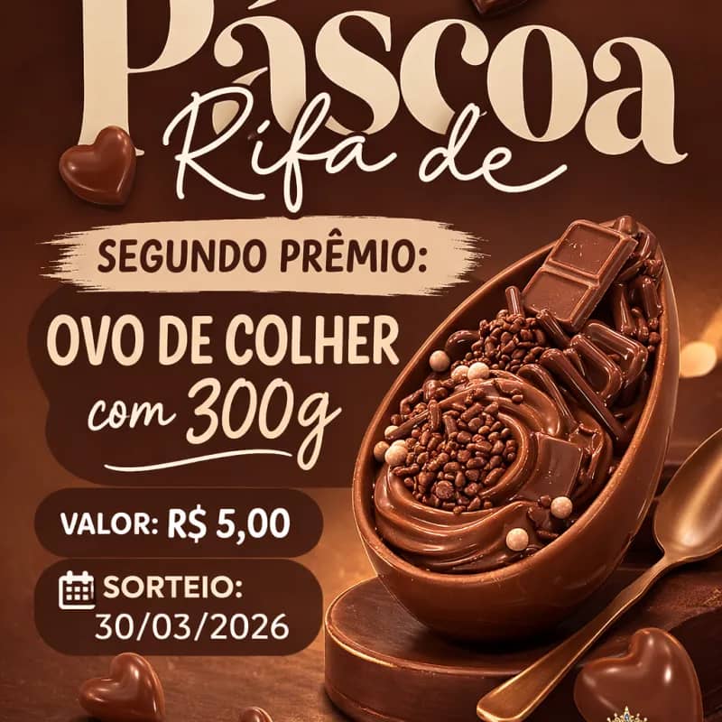 Imagem da campanha 2° Prêmio Rifa Terceirão