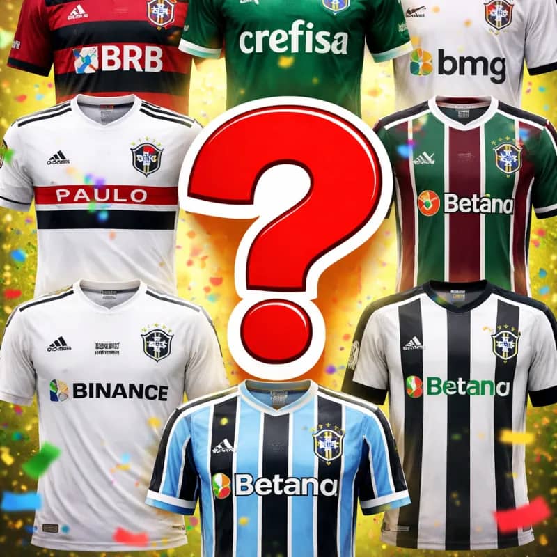 Imagem da campanha Uma camisa oficial do seu time ou 500k no pix