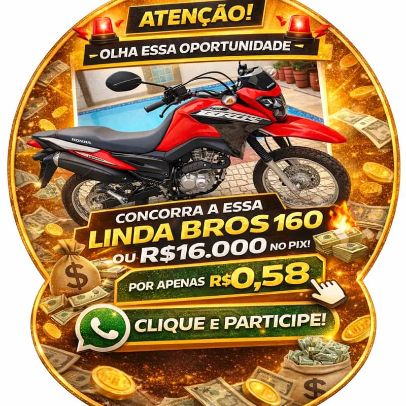 Imagem da campanha Uma Bros zero km ou Pix