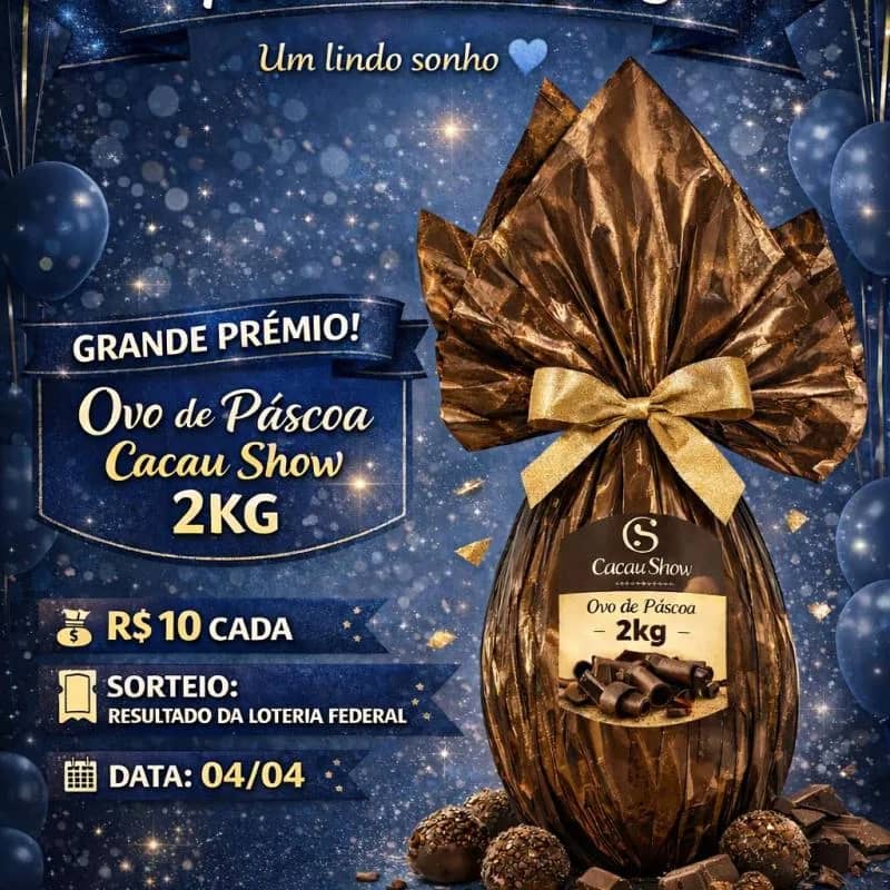 Imagem da campanha Rifa de Páscoa