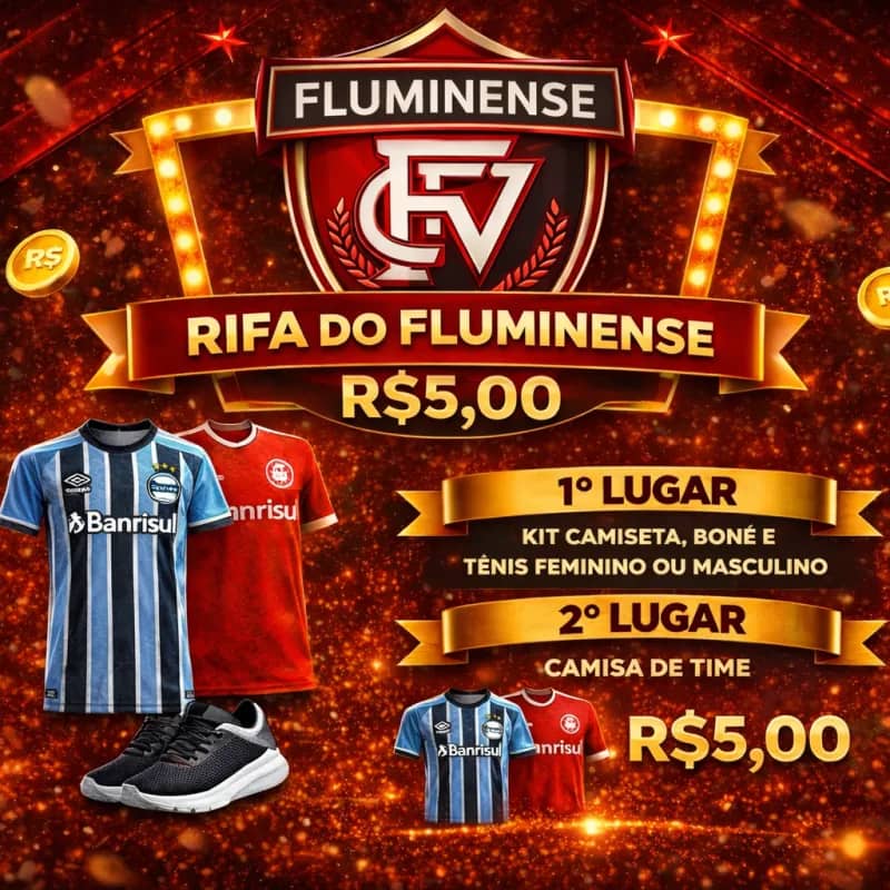 Imagem da campanha Rifa do Fluminense 🔥⚽️