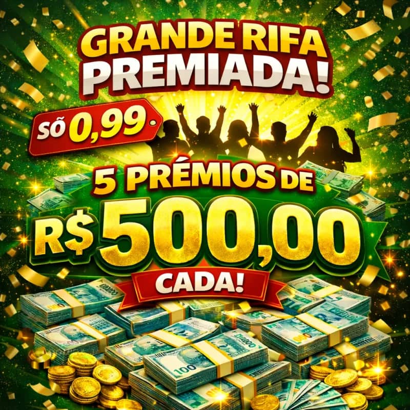 Imagem da campanha Grande Rifa Premiada