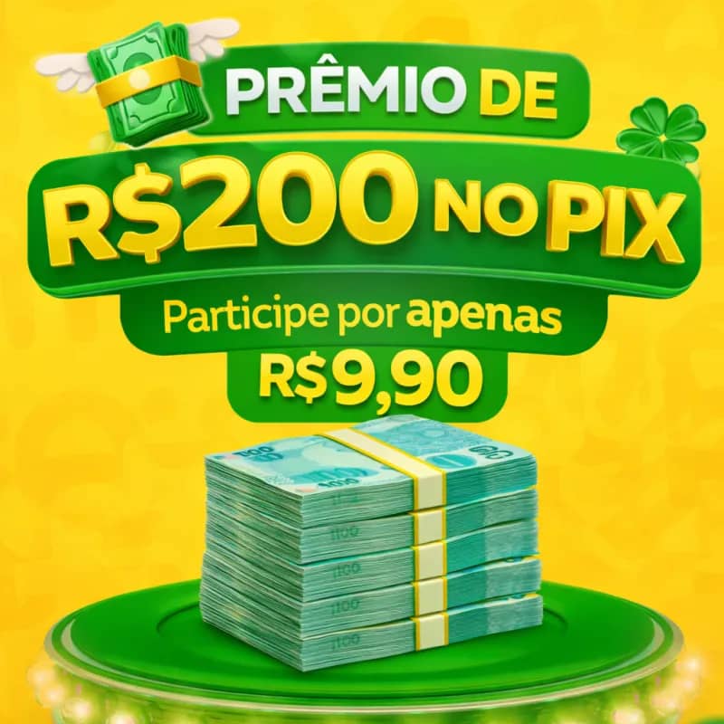 Imagem da campanha PRÊMIO EM PIX