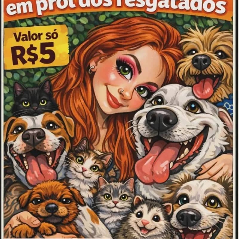 Imagem da campanha RIFA DE ANIVER DA AISHÁ