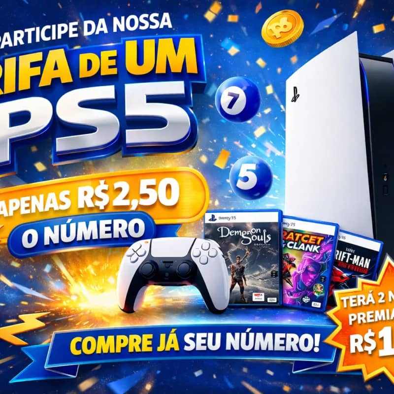 Imagem da campanha PS5 Mídia digital