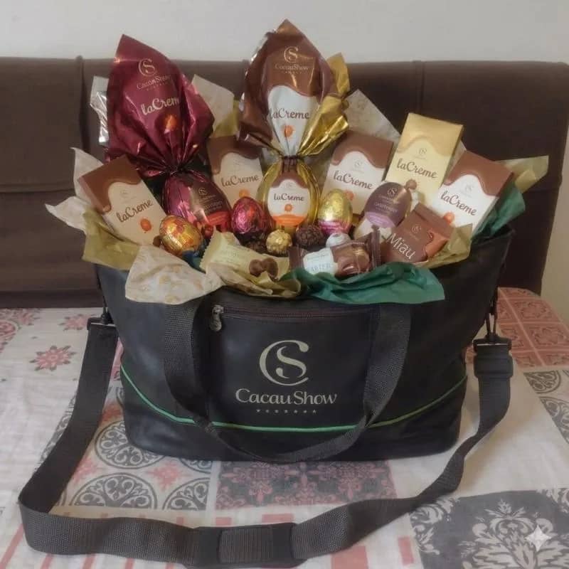 Imagem da campanha Bolsa de Delicias Cacau Show