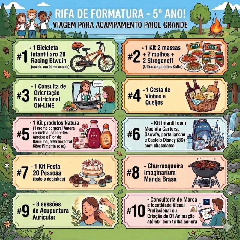 Imagem da campanha Viagem de Formatura 5°Ano