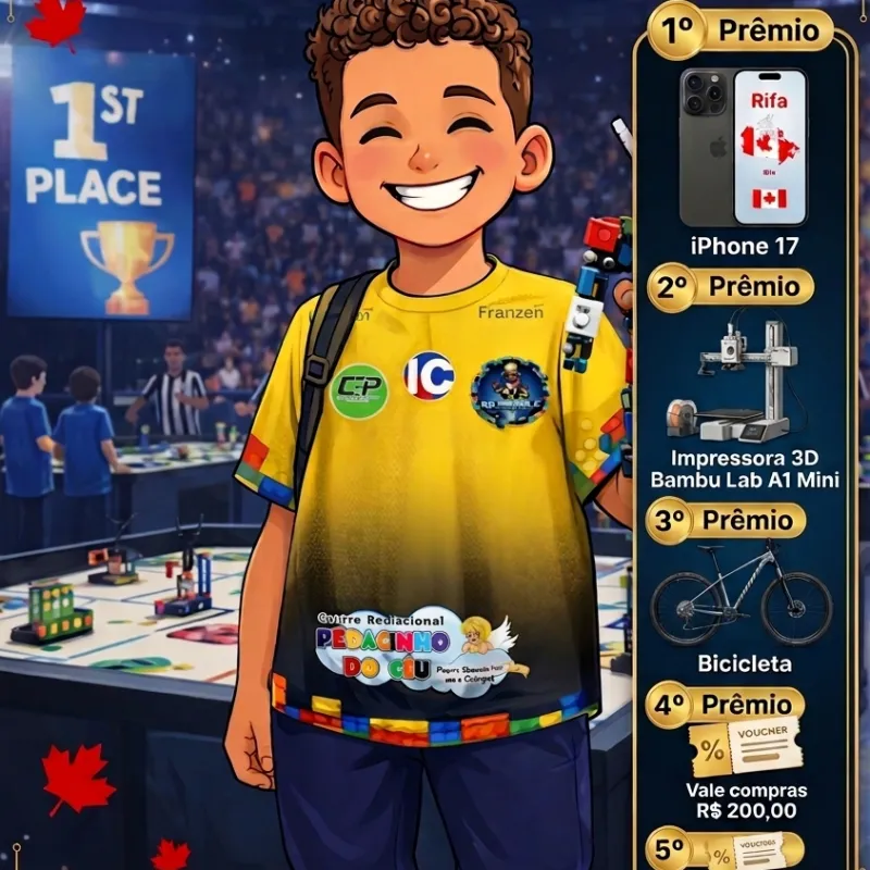 Imagem da campanha PartiuCanada