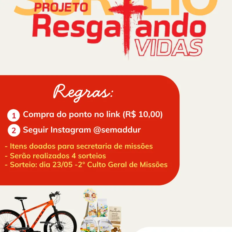 Imagem da campanha Sorteio SEMADDUR