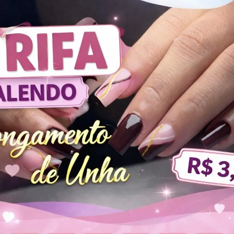 Imagem da campanha Y 💅✨ RIFA OFICIAL ✨💅  Está aberta a rifa de 1 Alongamento de Unhas 💖