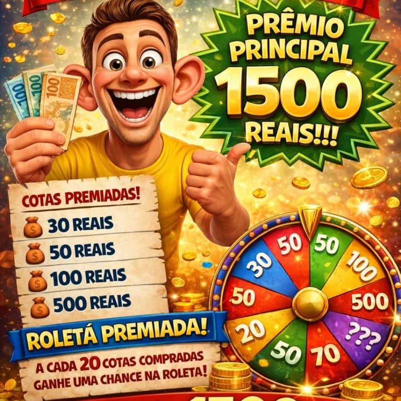 Imagem da campanha Rifa de IA 1500$