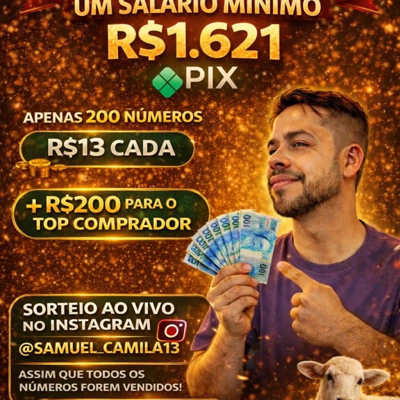 Imagem da campanha Sorteio entre amigos