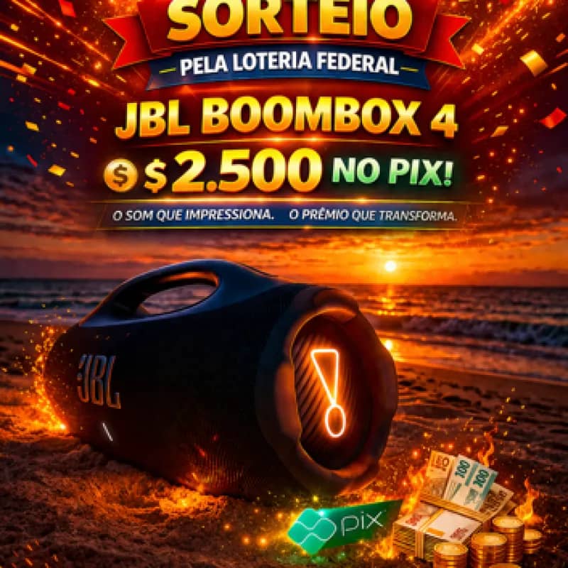Imagem da campanha JBL BOOMBOX4 + 2,5k NO PIX