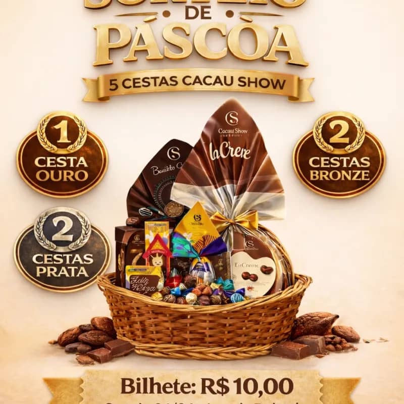 Imagem da campanha PROMOÇÃO CESTA DE CHOCOLATE