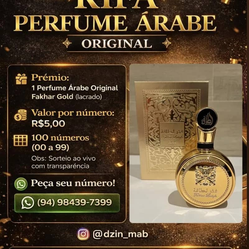 Imagem da campanha Perfume Árabe Original