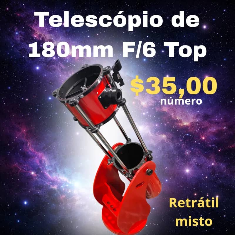 Imagem da campanha Telescópio de 180mm f/6 retrátil