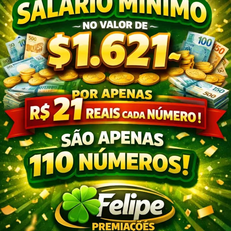Imagem da campanha SORTEIO DE UM SALÁRIO MÍNIMO