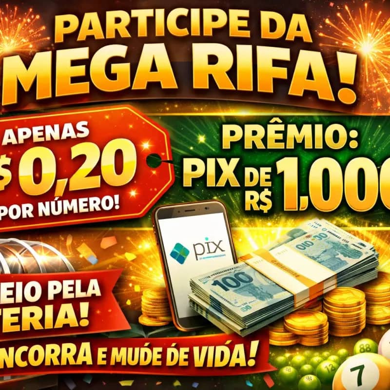 Imagem da campanha Premiação de Pix de mil