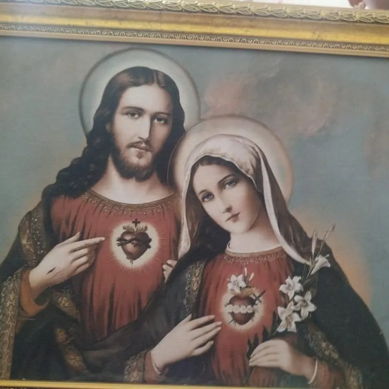 Imagem da campanha quadro coracao de jesus